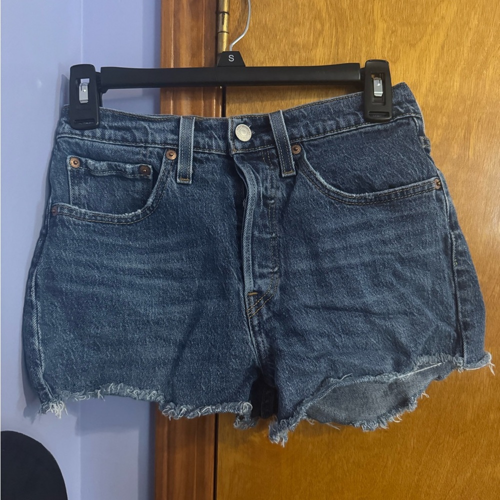 Levi Denim Blue Women's Shorts